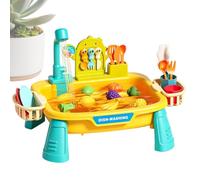 Water Play Table Fun | Pretend Washing Dishes Faucet Game