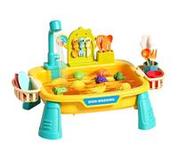 Water Play Table, Kids Sink Toy, Electric Faucet Set