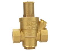 Water Pressure Regulator, DN15 1/2" Adjustable Reducer Brass Water Reducing Valve for RV Garden Hose 3.3 * 2.6inch