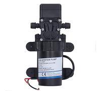 Water Pump 0.8GPM DC 12V Self Priming Booster Pump with Pressure Switch, Copper Motor, ABS Housing, for RV, Yacht, Boat, Garden Sprinkler and Shower