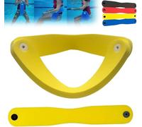 Water Recliner, 3 in 1 Foldable Non Inflatable Foam Floating Lounger Chair, Stable Swimming Noodles Raft Seats for Sitting in The Waters Swim (Yellow,S)