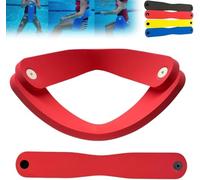 Water Recliner, 3 in 1 Foldable Non Inflatable Foam Floating Lounger Chair, Stable Swimming Noodles Raft Seats for Sitting in The Waters Swim (Red,S)