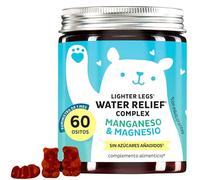 Water Relief Complex Gominolas - Para el Equilibrio de Electrolitos y Piernas Ligeras - Vitamina C, Magnesio, Manganeso - 60 Unidades (1 mes) - Sin Azúcares Añadidos, Vegano - Bears With Benefits