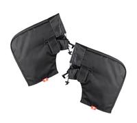 Water Resistant Motorcycle Handle Grips | Thermal Lining Gauntlet Gloves | Winter Cycling Handlebar Covers and Hand Warmers for Scooters, Snowmobiles and Ebikes | Great for Comfortable Cold Weather