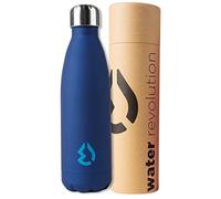 water revolution Botella Termo INOX. Premium 500ml Azul, Grande