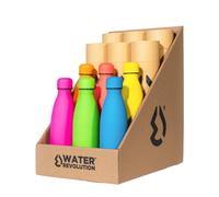 Water Revolution Fluor - Botella Térmica De 0.5l En Acero Inoxidable. Yellow