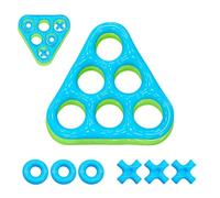 Water Ring Toss, Hexagonal Pool Toy Set, 39.37x35.43 Inches Floating Throwing Game with Bright Rings, Outdoor Beach Play Equipment with Fun Design, Family Activity Game for Backyard Party