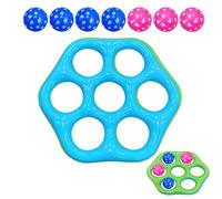 Water Ring Toss - Six-Sided Floating Game for Paddling | Impact-Resistant Hardware with Balanced Hydrodynamic Frame & Textured Catching for Vacations, Travels, Outdoors and Parks