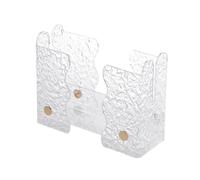 Water Ripple Acrylic Tissue Box - Bathroom Kitchen Storage Organizer Multi-Purpose Paper Towel Napkin Holder