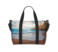 Water Rush to Tropical Beach - Bolsa de viaje plegable para gimnasio, ideal para viajes, trabajo, gimnasio, etc