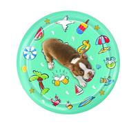Water Sensory Play Mat for Cats, Indoor Interactive Water Pad 100cm, Cooling and Comfortable Play Toy for Kittens, Pets, Encourages Active Pet Play, Cooling Design