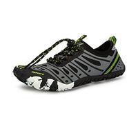 Water Shoes, Quick Dry Breathable Barefoot Beach Shoes Aqua Shoes Sport Swim Surf Pool Hiking Diving Walking for Men Women (Color : Green, Size : 44 EU)