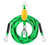 Water Ski Tow Harness, Quick Connector Boat Rope, 119.69x3.15x3.15 pulgadas Versatile Towing System, Arnés de tubo giratorio para principiantes de deportes, entusiastas y adultos