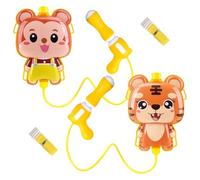 Water Soaker - Pull out Design Backpack Water, Cartoon Animal Summer Splash Toy, Refillable Outdoor WaterShooter Encouraging Exciting Challenges Engagement | For Boys Girls Adults Family
