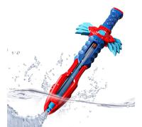 Water Soaker - Pull Out High Pressure Toy, Summer Activity Sprinkler Tool, 5 Hole Shower Head Design, Leak Proof Threaded Hose Connector | Perfect for Backyard Beach Party Outdoor Kids Play