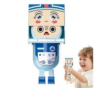 Water Soaker Toy, Square Head Anime Squirter Toy for Swimming Pool, Interactive Beach Outside Party Games, for Poolside, Summer Play, and Outdoor Activities