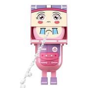 Water Soaker Toy, Square Head Anime Squirter Toy for Swimming Pool, Interactive Beach Outside Party Games, for Poolside, Summer Play, and Outdoor Activities