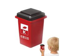 Water Soaker Toy, Trash Can, Authentic Summer Splash Game, 2.68x2.83x3.82 Inches Kids Outdoor Water Shooter for Patio Garden Beach Party Backyard Use, Fun Cooling Activity Toy