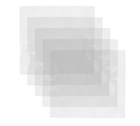 Water Soluble Embroidery Film - Clear Topping Stabilizer, Wash Away Sewing Sheet, Smooth Stitching Layer for Shirt Flower Letter Design Bags, Crafting Accessory, Beginners Hand Embroidery Kit