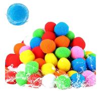 Water Sponge Balls - Reusable Soft Splash Toys 50 Piece Set