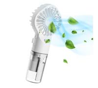Water Spray Fan - Water Mister Fan, Travel minis Portable Rechargeable Small Fan | Misting Fan Portable, With Long Battery Life And Water Tank Design Small Fan For Indoor And Outdoor Travel Style
