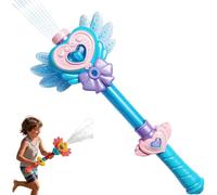 Water Spray Toy, Interactive Activity Outdoor Play, Pull-Out Water1 Shooter, Interactive Play with 360 Degree Rotation, Kids Squirter for Backyard, Pool Party Use, Beach (Blue)