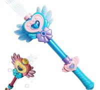 Water Spray Toy, Pull-Out Water1 Shooter Kids Water Squirter Sprinkler, Fairy Wand Water Soaker Pool Games for Kids, Outdoor Summer Water Blaster for Backyard, Beach & Pool Party Fun (Blue)