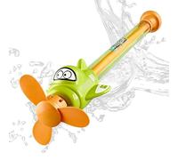 Water Sprayer - 16.14 Inch Rotating Firework Water | Airplane Shape Pull out Squirt with Propeller | Outdoor Pool Beach Backyard Party Summer Abs, 28″ MAX Stretched, 3+ Ages