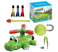 Water Sprinkler For Kids - Cartoon Crocodile Shape Outdoor Toy | ABS Safe Wiggle Whirling Spray | Summer Backyard Splash Game Gift For Boys Girls Ages 3-8 Beach Park Garden Courtyard Lawn