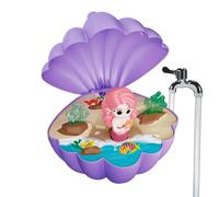 Water Sprinkler for Kids - Shell forma rotativa, Splash Toy Interactive Sprinkler for Child Safe Material for Long Lasting Water Play Toy for Backyard Garden Lawn 7,87 pulgadas