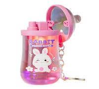 Water Sprinkler Toys, Bottle Shape Water Sprayer, Light Feature, Prank Outdoor Toy, Home Festival Family Gathering Beach Park, 3.46x1.69 Inches, Pink, 1 Piece