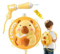 Water Squirt Backpack Sprayer Capybara | Thermoplastic Resin Polymer Material Lightweight Capacity 2000ml Dimension 1x22x8cm Mass 300g | Summer Sunshine Beachside Swimming Poolside Picnic Backyard Lak