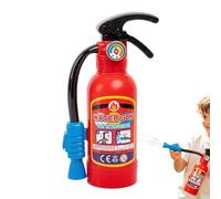 Water Squirter Kids, Fire Extinguisher Shape, Spray Toy with 420ml Tank, Outdoor Summer Game Backyard Garden, Easy Beach Pool Party Fun, Water Play Accessory, Red Medium Size