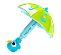 Water Squirter Toy - 18.4x16x20.7cm Interactive Rotating Water Spray Umbrella 2-in-1 Kids Bath Toy Waters Sprinkler, Outdoor Summer Pool Beach Guns Fun Game For Boys Girls