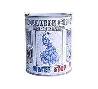 Water Stop - Membrana impermeabilizante líquida, lista para usar, resistente a los rayos UV, fabricada en Italia, a base de agua, formato 1 L, color blanco
