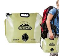 Water Storage Bag, Flexible Water Bottle 8L Storages with Adjustable Tap, Leak-Proof Hydration System Usage in Hiking Travel Backpack Fishing Picnic Car Cycling Sports, 12,2 x 2,95 pulgadas