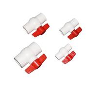 Water Supply and Drainage Pipe Quick Valve PVC 20/25/32/40mm Ball Fitting Industry Agriculture tools 1 Pc(40mm Inner diameter)