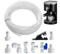 Water Supply Filter Pipe - Food-Grade POM 15m | Refrigerator Connectors Kit | Drinking Water Hose Pipe With Quick Connect And Hose Cutter For Fridge Ŵater Supply