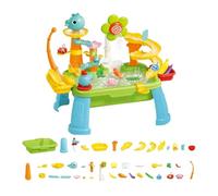 Water Table - Circulating Stream Discovery Deck, Motorized Fluid Motion Sandbox, Interactive Courtyard Splash Tank | Outdoor Multi Tiered Squirting Tower For Home Bathroom Playroom Holiday Resorts
