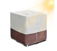 Water Tank Cover, Waterproof Storage Protector, 47.24x39.37x45.67 Inches, Gallon Tote Cover, Rain Barrel Shield, Durable Outdoor Barrier for Porch Lawn Patio Yard Snow Rainwater Harvesting Garden