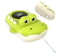 Water Temperature Sensor, Bath Tub Toys & LED Display Backlit, Crocodile Shape Battery Operated, Water Temperature Detector, for Bathtub Swimming Pool SPA Home Shower Travel