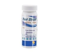 Water Test Strips - Multi-Purpose Pool and Spa chemycal Testing Papers | 3-Way Analysis Kit for Alkalinity, Acidity, sanytizer Levels, Ideal for Hot Tub Water traetment, Backyard Pool Checks, Daily