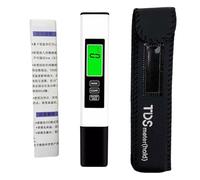Water Tester - 4-in-1 Water Test Kit | Drinking ŴaterTest Kit For Pool Hot Tub And Spa, Professional Conductivity Meter For Hydroponics Well Watēr, Portable Digital WatērQuality Tester With Case