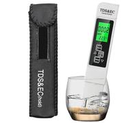 Water Tester - Digital Water Quality Tester, Portable Detection Device | Accurate Testing Tool For Garden Aquarium School Science Experiments Travel Home | Purity Meter For Environmental Monitoring