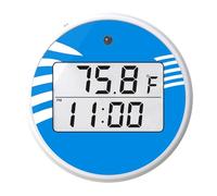 Water Thermometers - Ice Bath Thermometers, Waterproof Floating Pool Thermostat | Digital LED Display Cold Plunge Accessories With Timer For Bathtub Swimming Bathing Indoor Outdoor Use