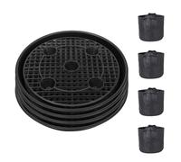 Water Tray Plants, Self-Watering Base, Breathable Design, Reusable Saucer, 13.94x1.38 inches, Seedlings, Vegetables, Fruits, Flowers, Succulents, Indoor Garden Use