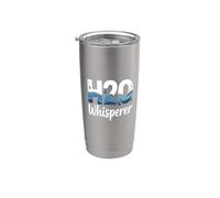 Water Treatment Plant Operator H2O Whisperer Vaso térmico de acero inoxidable de doble pared