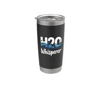 Water Treatment Plant Operator H2O Whisperer Vaso térmico de acero inoxidable de doble pared