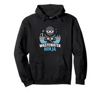 Water Treatment Plant Operator - Wastewater Ninja Sudadera con Capucha