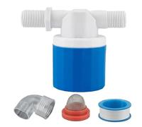 Water Trough Float Valve - 5,12 pulgadas Automatic Tank Refiller | Adjustable Water Level Controller - Includes Filter and Fittings, ideal for Livestock, Ponds, Pools and Home Tanks